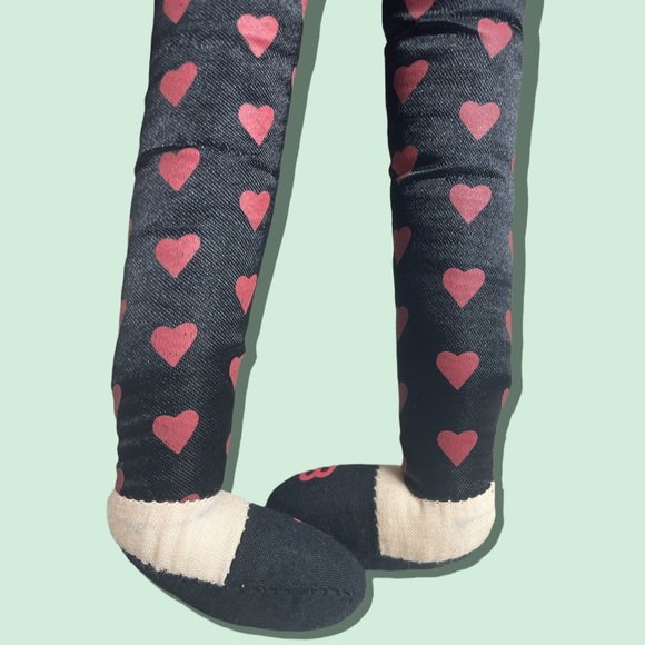 Vintage Heart Print Pajama Betty Boop Plush Stuffed Animal Toy 2005 - Picture 8 of 8